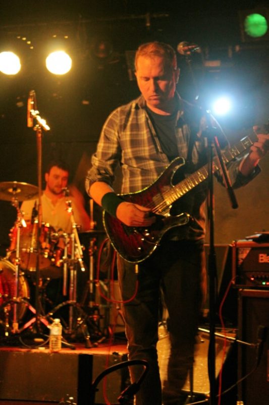 Rob on lead guitar in Solarbird band