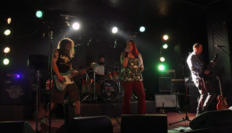 Solarbird rock band, live at Mr Kyps!