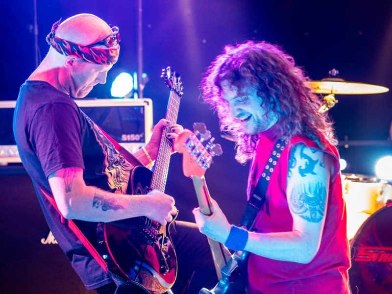 Lea and Nick rocking out at Salisbury Sports Club