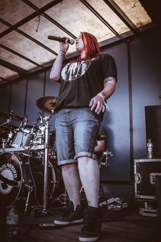 Becs on vocals at Figglefest 2018